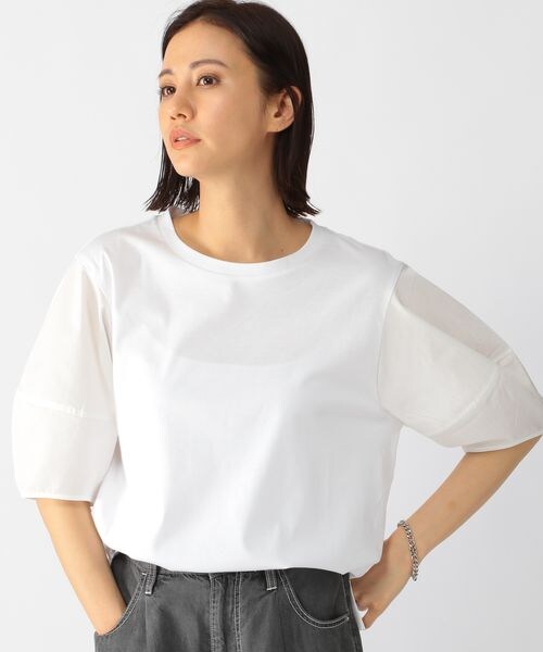 BARNYARDSTORM（バンヤードストーム）の「ランタンスリーブプルオーバー（トップス・レディース・ホワイト10/ブラック19・S(0)/M(1)）」の7枚目の写真