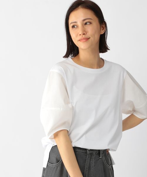 BARNYARDSTORM（バンヤードストーム）の「ランタンスリーブプルオーバー（トップス・レディース・ホワイト10/ブラック19・S(0)/M(1)）」の8枚目の写真