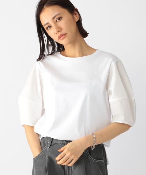 BARNYARDSTORM（バンヤードストーム）の「ランタンスリーブプルオーバー（トップス・レディース・ホワイト10/ブラック19・S(0)/M(1)）」の6枚目の写真