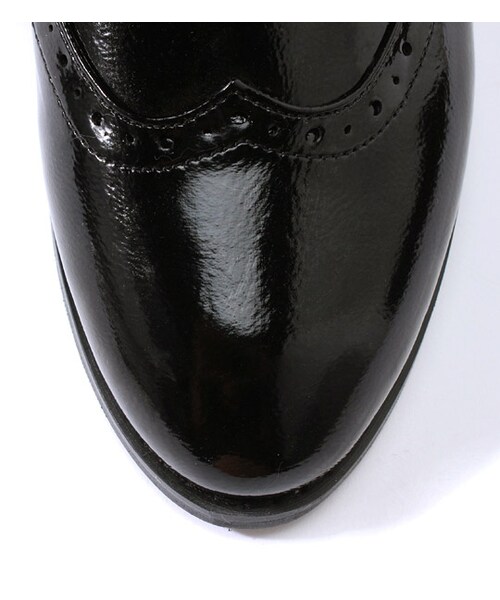 PAGEBOY（ページボーイ）の「エナメルウィングチップシューズ（シューズ・レディース・グレー/ブラック・M/L）」の8枚目の写真