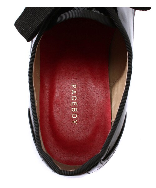 PAGEBOY（ページボーイ）の「エナメルウィングチップシューズ（シューズ・レディース・グレー/ブラック・M/L）」の10枚目の写真