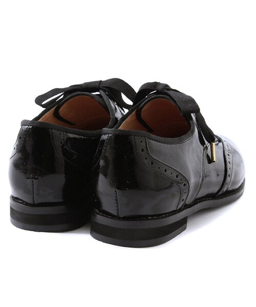 PAGEBOY（ページボーイ）の「エナメルウィングチップシューズ（シューズ・レディース・グレー/ブラック・M/L）」の4枚目の写真