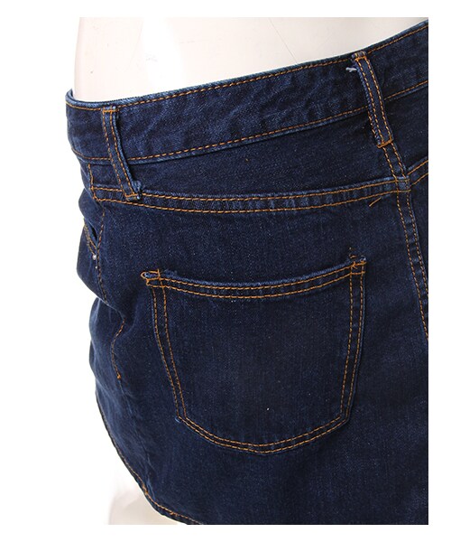 INGNI(イング)の「台形ミニ/スカート(スカート・レディース・オフホワイト/ブルー/インディゴ・M)」の4枚目の写真