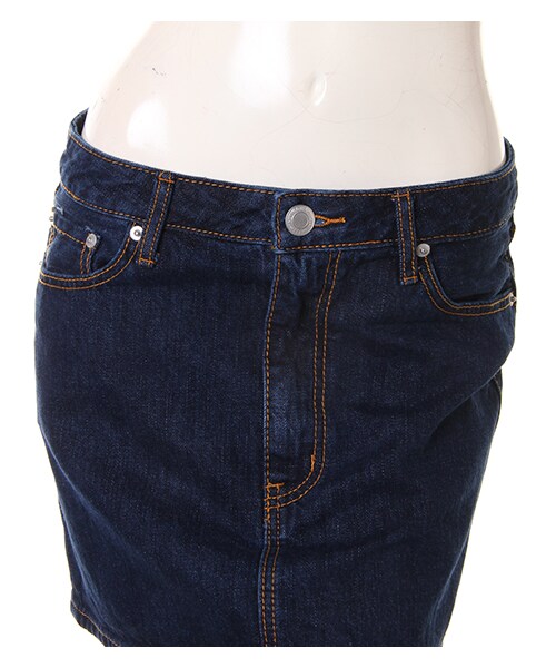 INGNI(イング)の「台形ミニ/スカート(スカート・レディース・オフホワイト/ブルー/インディゴ・M)」の5枚目の写真