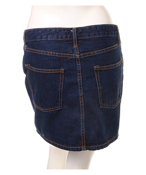 INGNI(イング)の「台形ミニ/スカート(スカート・レディース・オフホワイト/ブルー/インディゴ・M)」の2枚目の写真