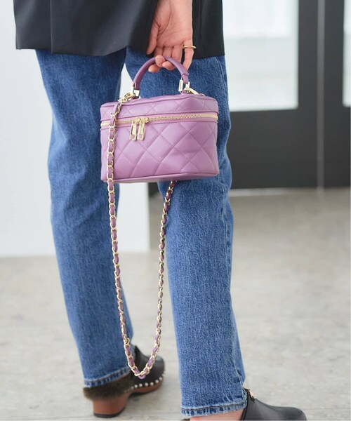 LE TALON（ルタロン）の「《予約》AULENTTI キルティングバニティショルダー（バッグ・ブラック/(001)/フリー/在庫あり）」の3枚目の写真