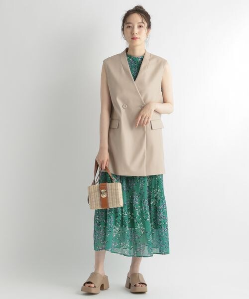 Andemiu(アンデミュウ)の「アソートノーカラージレ(ジャケット/アウター・レディース・ブラック(Fレザー)09/チャコール(ダブルクロス)18/オレンジ(ダブルクロス)45/ベージュ(Fレザー)52・F)」の19枚目の写真