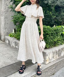 OLIVE des OLIVE | ケープスリーブプチハイワンピース(ワンピース)