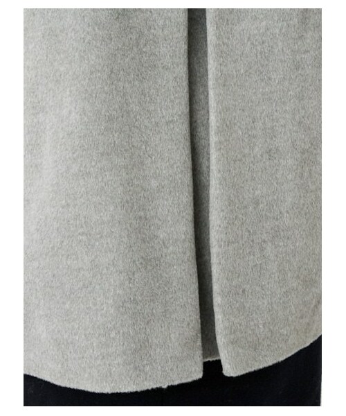 earth music&ecology（アースミュージックアンドエコロジー）の「【Special Price】T/Rシャギーフードコート（コート　・レディース・ライトグレー/ピンク/サックスブルー/ネイビー・S/M）」の5枚目の写真