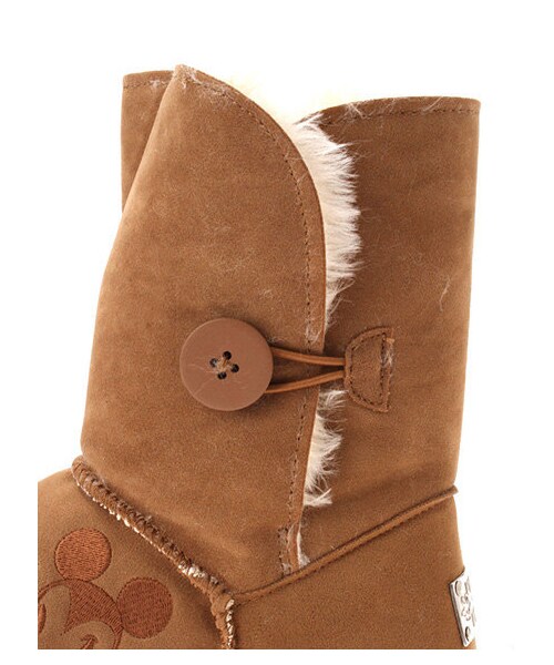 E hyphen world gallery（イーハイフンワールドギャラリー）の「【Special Price】Mickey&Minnieブーツ（ショートブーツ・レディース・グレー/ブラック/ベージュ・S/M/L/F）」の9枚目の写真