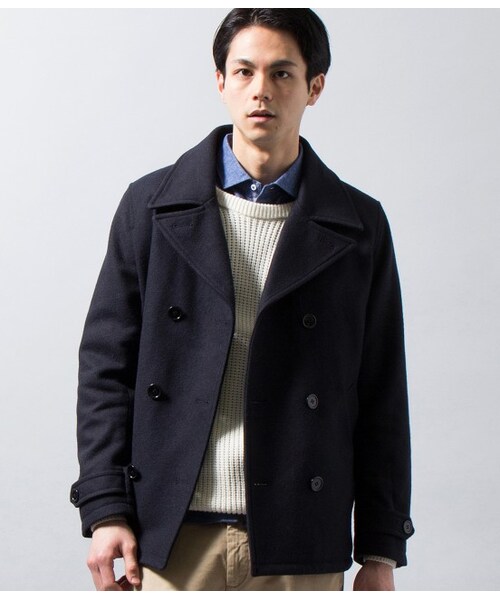 JUNRED（ジュンレッド）の「エリボアPコート（コート・メンズ・グレー/ネイビー・0/1/2）」の12枚目の写真