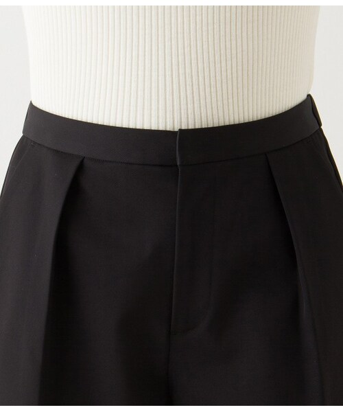 ADAM ET ROPE'（アダムエロペ）の「ツイル キュロットパンツ（パンツ・レディース・ブラック/オフホワイト/カーキ・36/38）」の7枚目の写真