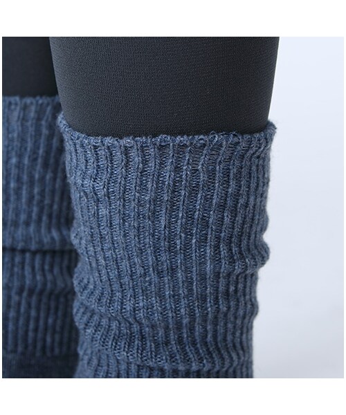 靴下屋（クツシタヤ）の「紡毛リブ無地ソックス（ソックス・靴下・レディース・キナリモク/クロ/グレーモク/チャコールモク/キャメル/ラスベリー/アカ/エンジ/ゴールド/モスグリーン/インディゴブルーモク/バイオレット・22.0～24.0cm）」の17枚目の写真