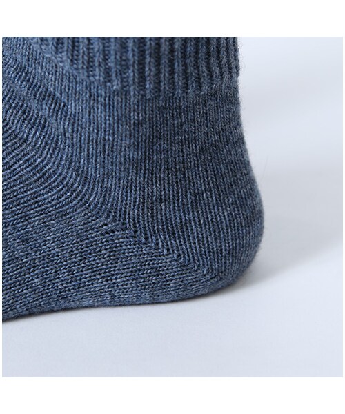 靴下屋（クツシタヤ）の「紡毛リブ無地ソックス（ソックス・靴下・レディース・キナリモク/クロ/グレーモク/チャコールモク/キャメル/ラスベリー/アカ/エンジ/ゴールド/モスグリーン/インディゴブルーモク/バイオレット・22.0～24.0cm）」の18枚目の写真