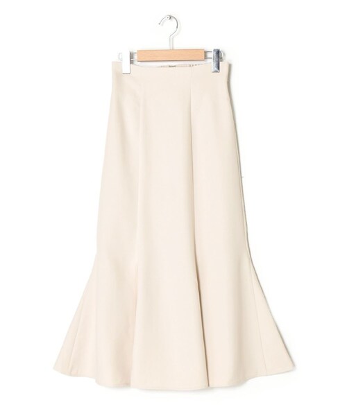 w closet（ダブルクローゼット）の「マーメイドスカート（スカート・レディース・アイボリー/マスタード/ブラウン/ブラック・FREE）」の5枚目の写真