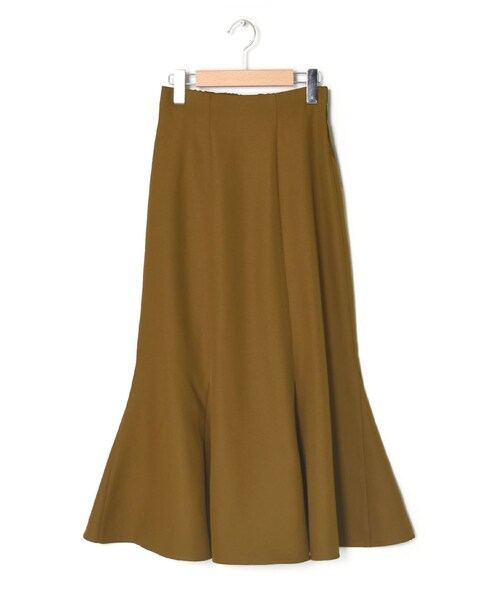 w closet（ダブルクローゼット）の「マーメイドスカート（スカート・レディース・アイボリー/マスタード/ブラウン/ブラック・FREE）」の6枚目の写真