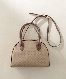 OLIVE des OLIVE | モノグラムボストンバッグ(ショルダーバッグ)