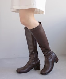 OLIVE des OLIVE | スクエアトゥロングブーツ(その他シューズ)