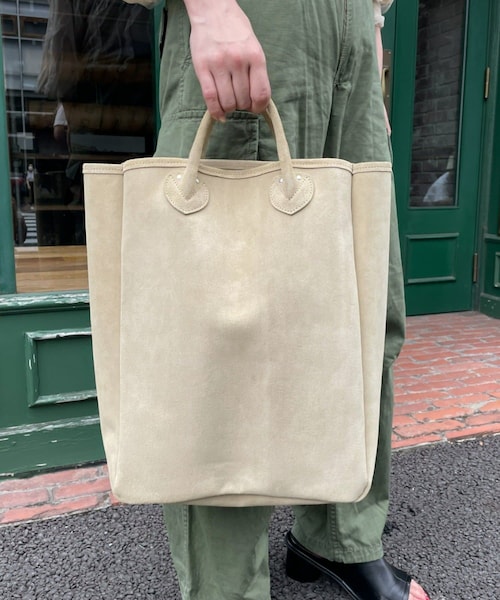 CIAOPANIC（チャオパニック）の「【2022AWアイテム】【SLOW/スロウ】別注レザートートバック（トートバッグ・メンズ・ブラック/ベージュ・FREE）」の2枚目の写真