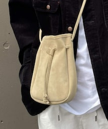 【2022AWアイテム】【SLOW/スロウ】別注レザー巾着