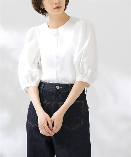 KBF(ケイビーエフ)の「壓扣拼接上衣(その他・レディース・米色/黑色/淺卡其綠・米色/黑色/淺卡其綠)」の12枚目の写真