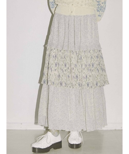 merry jenny（メリージェニー）の「floralギャザーティアード