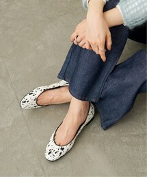 LE TALON（ルタロン）の「《予約》GRISEヘアカーフラウンドフラット（シューズ）」