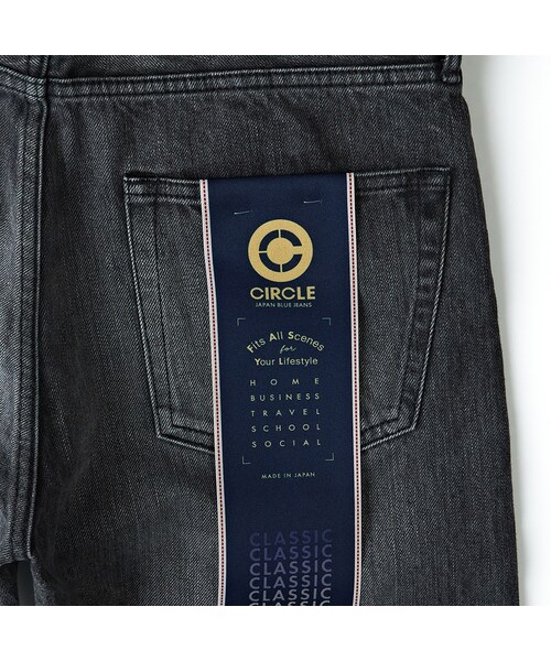 JAPAN BLUE JEANS（ジャパンブルージーンズ）の「J416AW Circle 14oz Black x Black Classic Straight Aging Wash（その他・Other・30/31/32/33/34/36）」の8枚目の写真