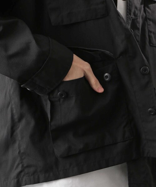 AVIREX（アヴィレックス）の「【MILITARY GARMENTS】バギー フィット B.D.U. ジャケット/BAGGY FIT B.D.U. JACKET（ジャケット/アウター・ブラック/ベージュ/オリーブ・1/2/3）」の10枚目の写真