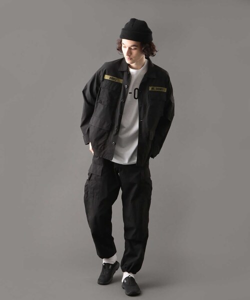 AVIREX（アヴィレックス）の「【MILITARY GARMENTS】バギー フィット B.D.U. ジャケット/BAGGY FIT B.D.U. JACKET（ジャケット/アウター・ブラック/ベージュ/オリーブ・1/2/3）」の11枚目の写真