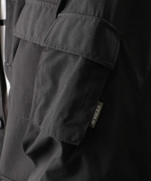 AVIREX（アヴィレックス）の「【MILITARY GARMENTS】バギー フィット B.D.U. ジャケット/BAGGY FIT B.D.U. JACKET（ジャケット/アウター・ブラック/ベージュ/オリーブ・1/2/3）」の8枚目の写真