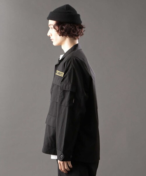 AVIREX（アヴィレックス）の「【MILITARY GARMENTS】バギー フィット B.D.U. ジャケット/BAGGY FIT B.D.U. JACKET（ジャケット/アウター・ブラック/ベージュ/オリーブ・1/2/3）」の3枚目の写真