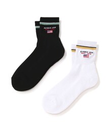 AVIREX | ＃ ＤＳ ＬＩＮＥ ＣＲＥＷ ＳＯＣＫＳ(レッグウェア)