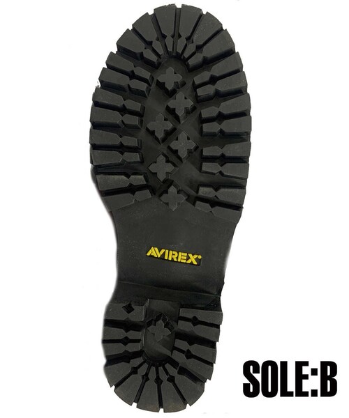 AVIREX（アヴィレックス）の「バイカー ブーツ ヤマト/BIKER BOOTS AV2100 YAMATO（シューズ・ブラック/ダークブラウン/ワイン/ライトレッド/ロイヤル・22/23/24）」の8枚目の写真