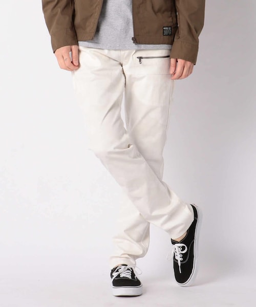 AVIREX(アヴィレックス)の「AVIREX/アヴィレックス/ストレッチ ドビー パンツ/STRETCH DOBBY PANT/MILIPAN(パンツ・ブラック/ダークグレー/ホワイトカモ2/ベージュ/ブラウンカモ2/オリーブ/カモ/タン・S/M/L/XL/2XL)」の1枚目の写真