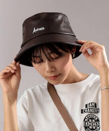 AVIREX | 【直営店限定】フェイクレザー バケットハット/FAKE LEATHER BUCKET HAT(帽子)