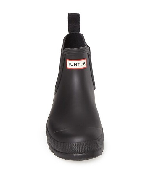 HUNTER(ハンター)の「Hunter 'Original' Chelsea Rain Boot (Men)(ブーツ・メンズ・Black・12 M/7 M/8 M/13 M/9 M/10 M/11 M)」の4枚目の写真
