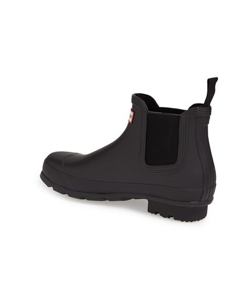 HUNTER(ハンター)の「Hunter 'Original' Chelsea Rain Boot (Men)(ブーツ・メンズ・Black・12 M/7 M/8 M/13 M/9 M/10 M/11 M)」の5枚目の写真