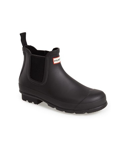 HUNTER(ハンター)の「Hunter 'Original' Chelsea Rain Boot (Men)(ブーツ・メンズ・Black・12 M/7 M/8 M/13 M/9 M/10 M/11 M)」の3枚目の写真