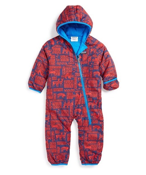 patagonia(パタゴニア)の「Patagonia 'Puff-Ball' Insulated Reversible Bunting (Baby)(ジャケット/アウター・キッズ・Pato's Friends: Classic Navy・Baby 12M)」の1枚目の写真