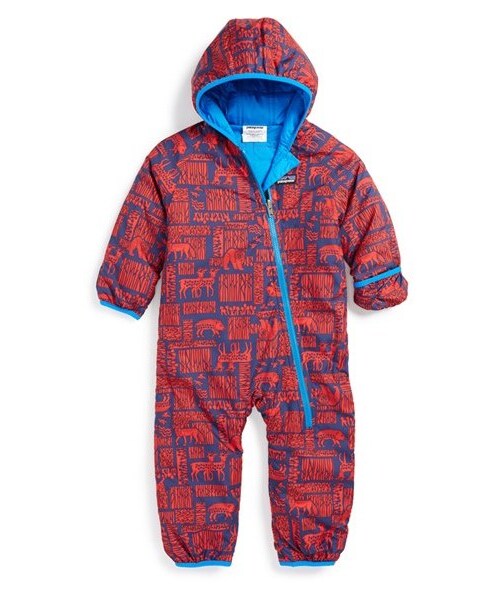 patagonia(パタゴニア)の「Patagonia 'Puff-Ball' Insulated Reversible Bunting (Baby)(ジャケット/アウター・キッズ・Pato's Friends: Classic Navy・Baby 12M)」の2枚目の写真