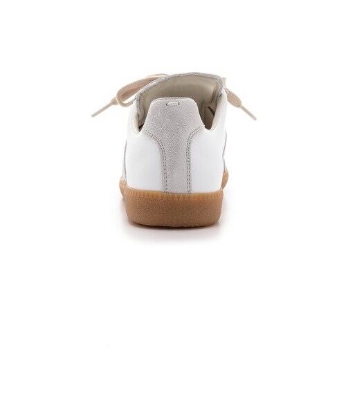 Maison Margiela（メゾンマルジェラ）の「Maison Martin Margiela Leather & Suede Sneakers（スニーカー・レディース・Off White・38.5/38/36/39/39.5/37/37.5/36.5/40）」の3枚目の写真