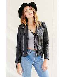 URBAN OUTFITTERS | Urban Renewal PeleCheCoco Leather Biker Jacket(ライダースジャケット)