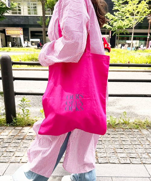 Lattice(Lattice)の「ロゴカラートートバッグ(トートバッグ・レディース・アイボリー/オレンジ/ピンク/グリーン/ブルー・0)」の3枚目の写真