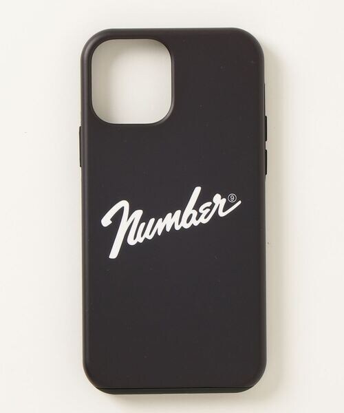 NUMBER (N)INE（ナンバーナイン）の「iPhone12対応 グラフィックロゴ背面ケース（その他・メンズ・ブラック/ブラック系その他2/ブラック系その他3/ブラック系その他4/ブラック系その他5・サイズ/FREE）」の2枚目の写真