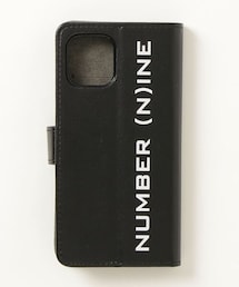 iPhone12対応 グラフィックロゴ手帳型ケース