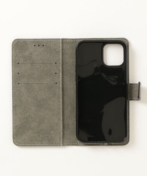 NUMBER (N)INE（ナンバーナイン）の「iPhone12対応 グラフィックロゴ手帳型ケース（その他・メンズ・ブラック/ブラック系その他2/ブラック系その他3/ブラック系その他4・サイズ/FREE）」の2枚目の写真