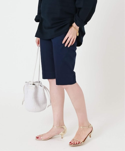 IENA（イエナ）の「コットンサテンバミューダパンツ（）」 - WEAR