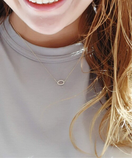 Lilas(リラ)の「《予約》オーバルラインダイヤ40cmネックレス K10(腕時計・ゴールド/(090)/フリー/残り1点)」の3枚目の写真