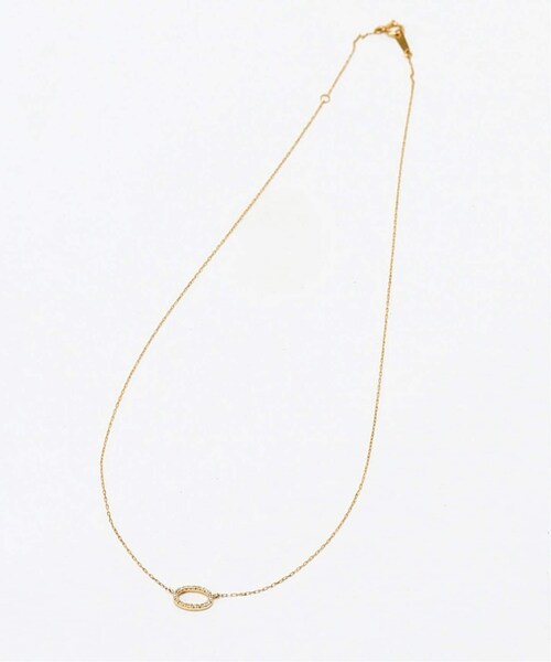 Lilas(リラ)の「《予約》オーバルラインダイヤ40cmネックレス K10(腕時計・ゴールド/(090)/フリー/残り1点)」の4枚目の写真